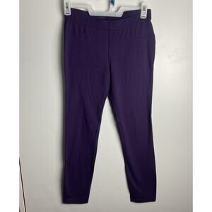 MAX EDITION Women’s Thick Leggings Pants Stretchy‎ Comfy Soft Purple Medium